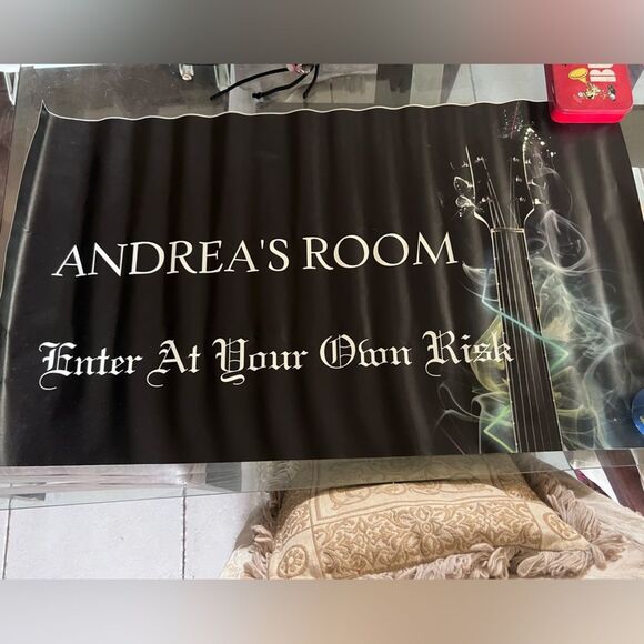 Unbranded Other - Andrea Rock guitar Room poster
